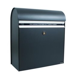 Postkasse HVID - brevindkast i aluminium : ALLUX KS200H